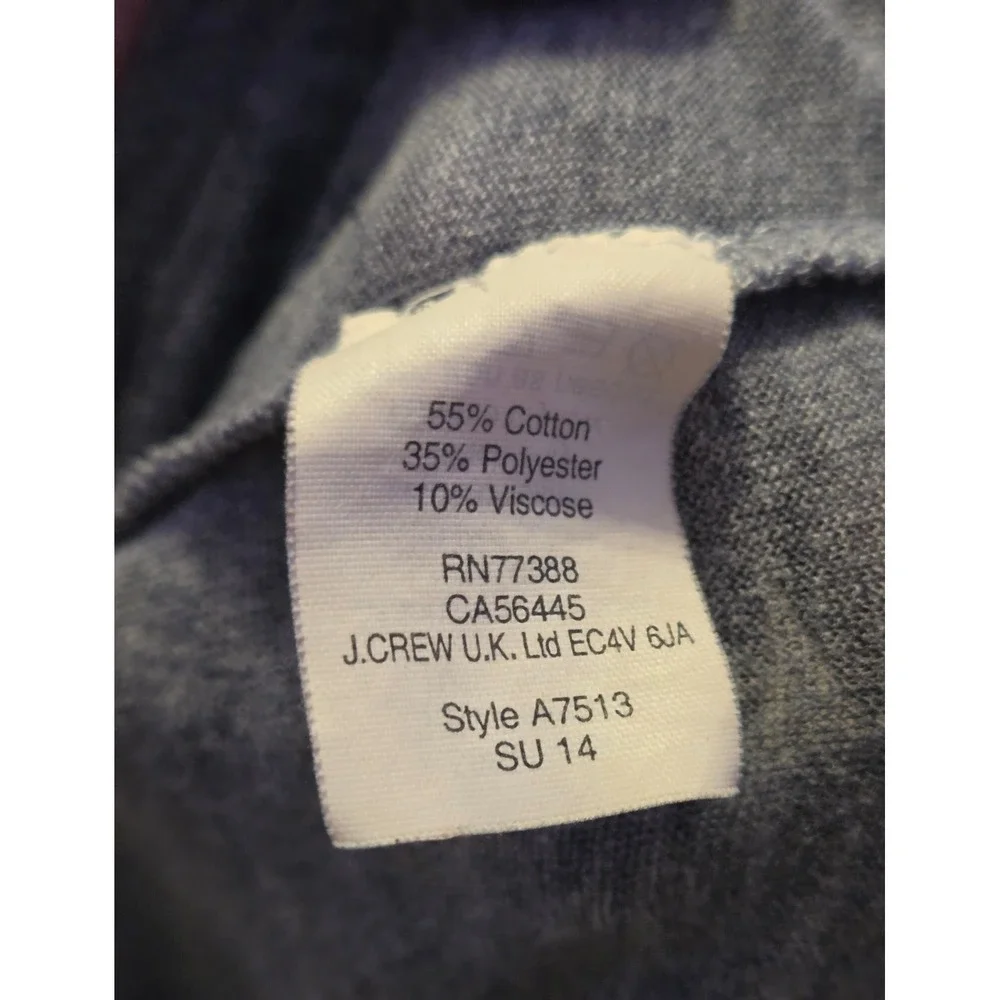 J.Crew Long Sleeve T-Shirt Women's Size XXS Gray